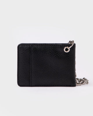 Mens Warp Speed Chain Wallet in Black