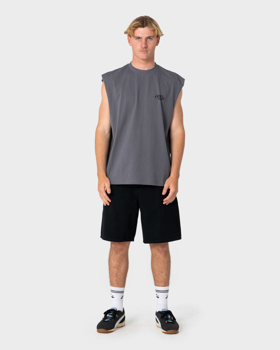 man-wearing-rumble-elastic-short-in-black
