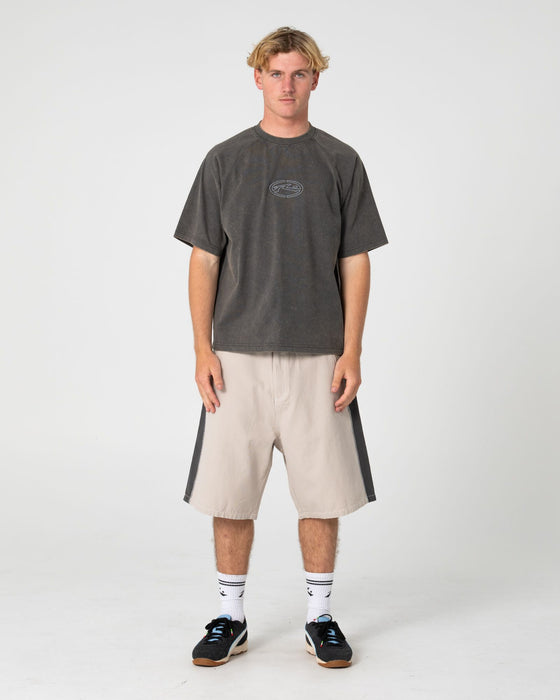 man-wearing-lock-em-short-in-stone