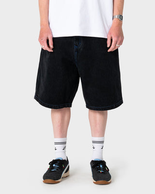 Man wearing Redemption 2.0 Jort in Black Out