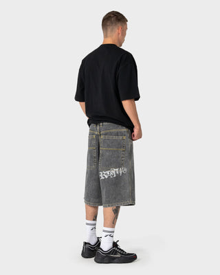 Man wearing Redemption 2.0 Jort in Washed Black 2