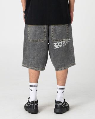 Man wearing Redemption 2.0 Jort in Washed Black 2