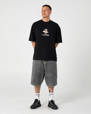 Man wearing Redemption 2.0 Jort in Washed Black 2