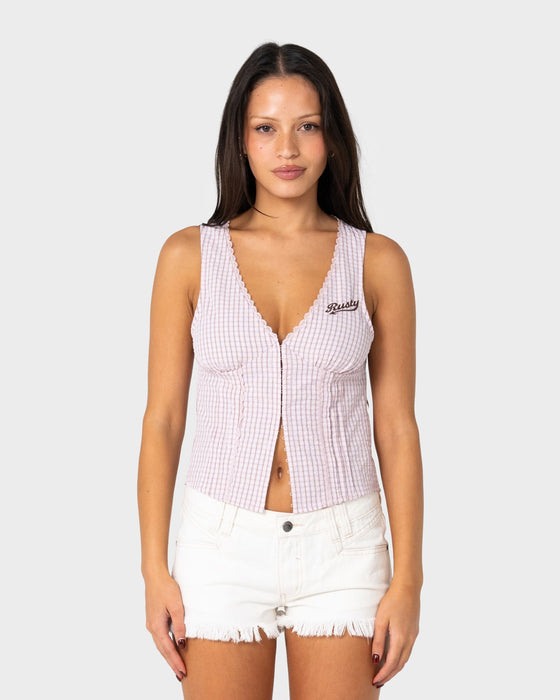 woman-wearing-peggy-sue-sleeveless-button-down-blouse-in-pink-a-boo
