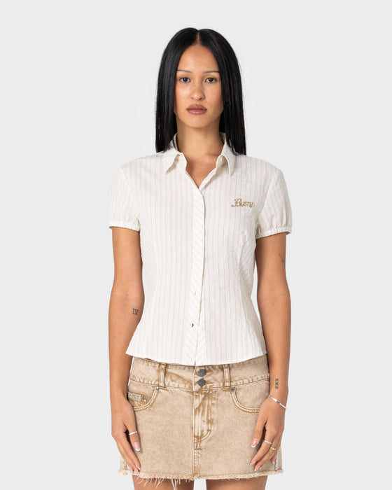 woman-wearing-missy-may-stripe-shirt-in-oatmeal-stripe