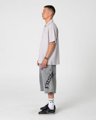 Man wearing Diego Short Sleeve Shirt in Ultimate Grey