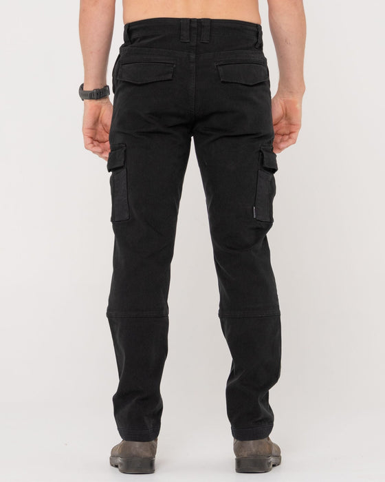 man-wearing-obligation-cargo-pant-in-black