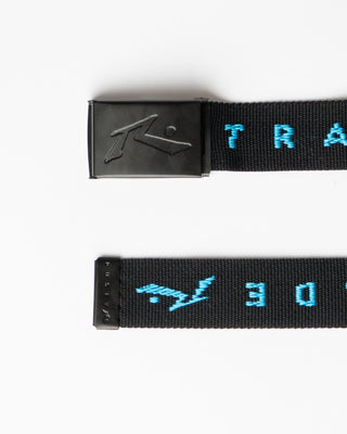 Mens Trade R Webbing Belt in Black / Blue