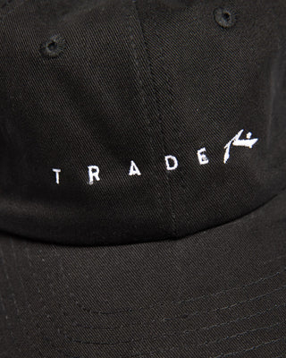 Mens Trade R Dad Cap in Black