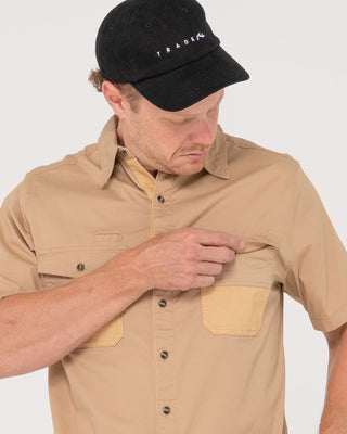 Mens Trade R Dad Cap in Black