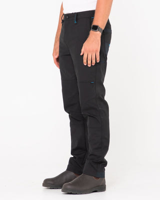 Man wearing Tr245 9 Pocket Stretch Work Pant in Black