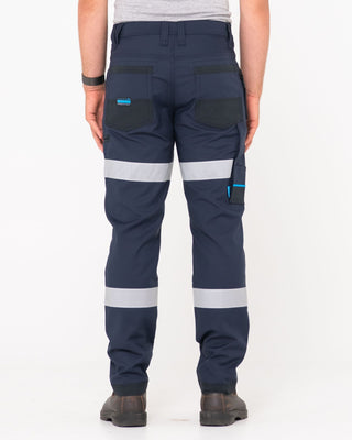 Man wearing Tr245r 9 Pocket Stretch Pant Reflect in True Navy