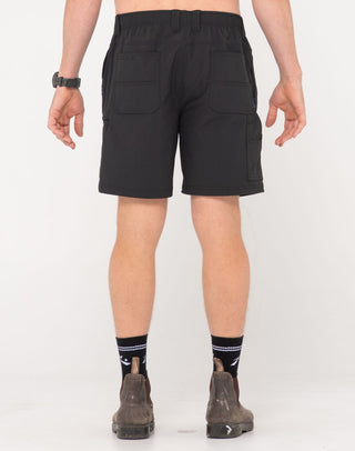 Man wearing Powerweave Quick Dry Work Short in Black