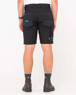 Man wearing Tr400 9 Pocket Stretch Short in Black