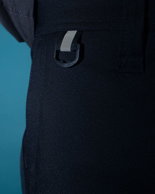 Man wearing Tr400 9 Pocket Stretch Short in True Navy