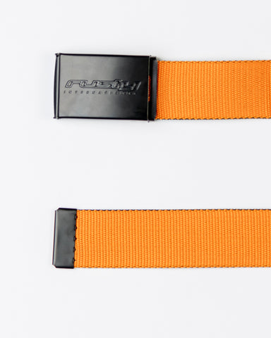 Mens Bright Side Webbing Belt in Black