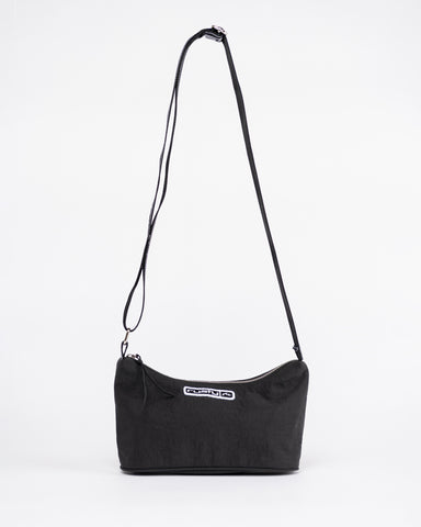 Womans Latitude Nylon Handbag in Black