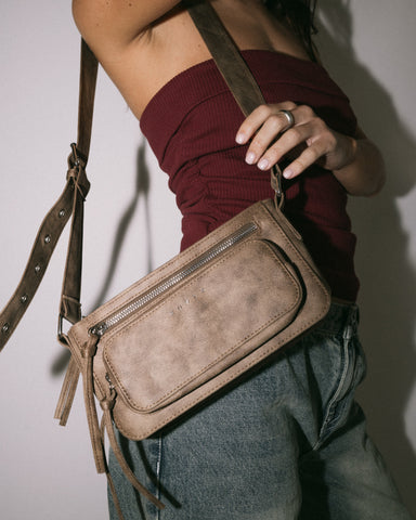 Womans Astoria Crossbody Bag in Brown