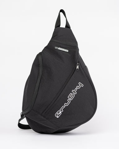 Mens Nanobot Sling Bag in Black