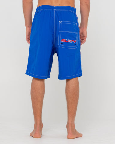 Man wearing Flip Daddy Boardshort in Blue