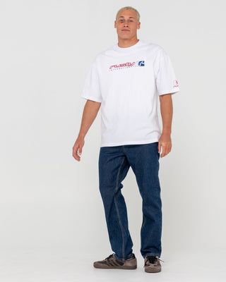 Man wearing Steven Straight Jean - Indigo in Indigo