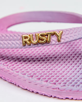 Womens Palm Springs Thong in Pastel Lilac / Fondant Pink