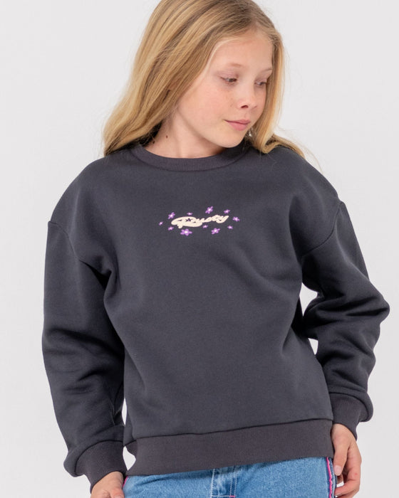 girl-wearing-wildflower-relaxed-crew-fleece-girls-in-carbon