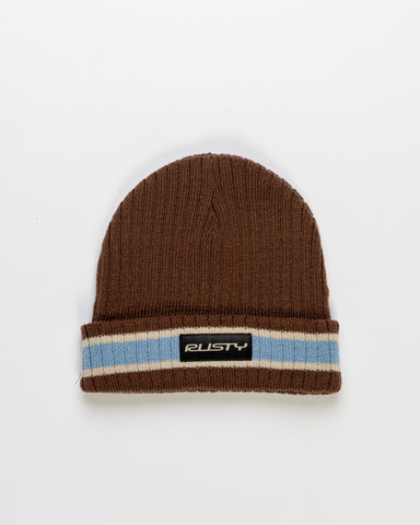 Mens Bones 2 Beanie in Brown