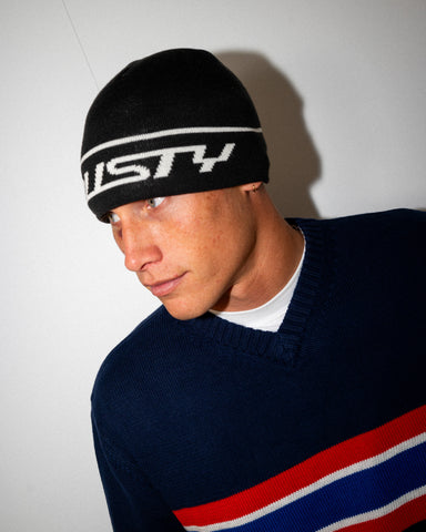 Mens Bender Beanie in Black