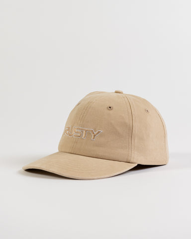 Womans Cali Dad Cap in Brown