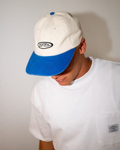 Mens Kick Flip Dad Cap in Blue