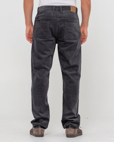 Man wearing Rifts 5 Pkt Pant in Grey