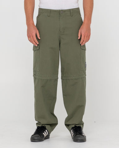 Man wearing Transformer 2.0 Ripstop Cargo Pant in Green