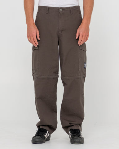 Man wearing Transformer 2.0 Ripstop Cargo Pant in Grey