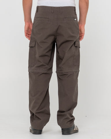 Man wearing Transformer 2.0 Ripstop Cargo Pant in Grey