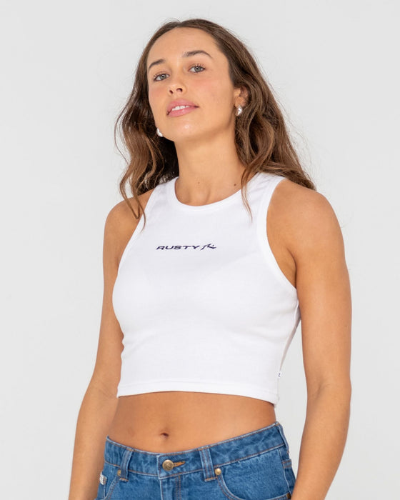 woman-wearing-essentials-ribbed-skimmer-length-tank-in-white