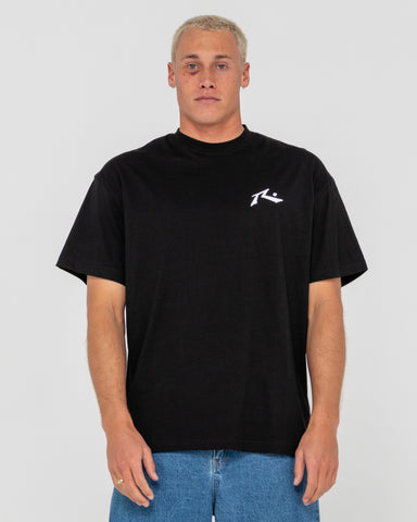 Man wearing Competition Short Sleeve Tee in Black