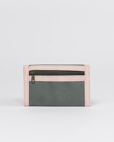 Girls Bloom Tri Fold Wallet in Green