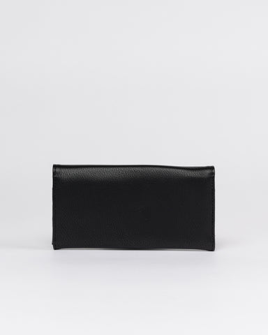 Womans Bella Flap Wallet in Black