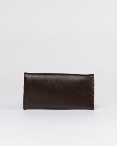 Womans Bella Flap Wallet in Brown