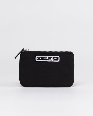 Womans Latitude Coin Purse in Black