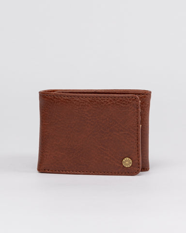 Mens Trio Wallet in Brown