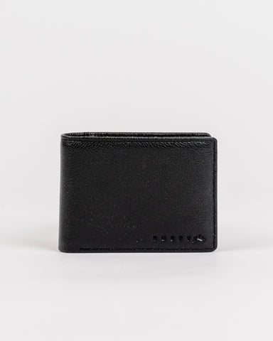 Mens High River 2 Leather Wallet in Black