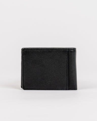 Mens High River 2 Leather Wallet in Black