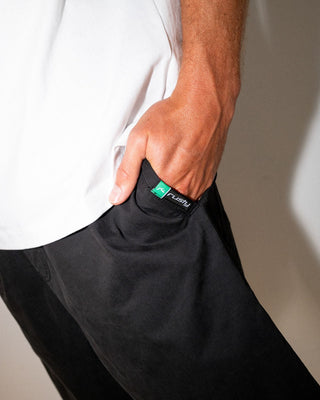 Man wearing Wear Eva Elastic Short in Black