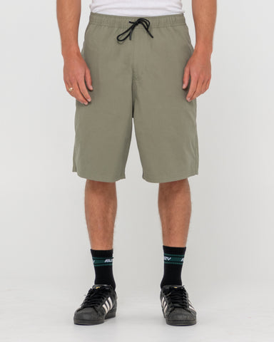 Man wearing Wear Eva Elastic Short in Green