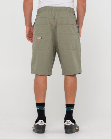 Man wearing Wear Eva Elastic Short in Green