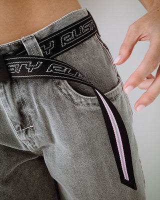 Womens Flip Mommy Belt in Black