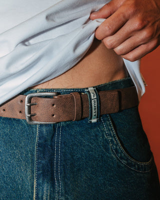 Mens Cutback 2 Belt in Dark Tan 1