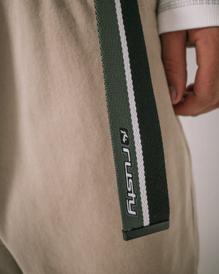 Mens Double Dip Webbing Belt in Black 1